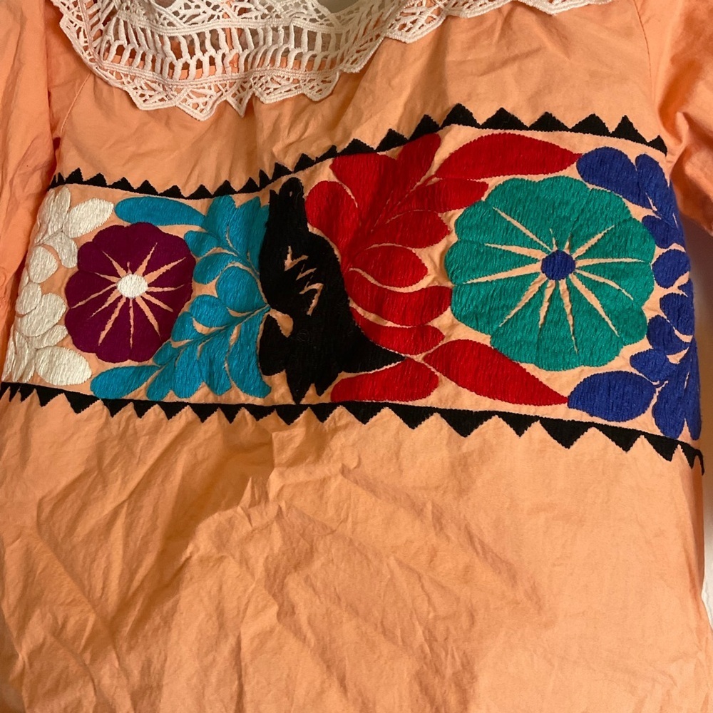 YIMAI OFF THE SHOULDER Peach Women's Top size small - Picture 5 of 12